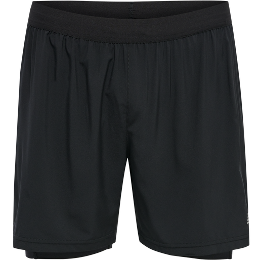 MEN'S CORE 2-IN-1 SHORTS, BLACK, packshot