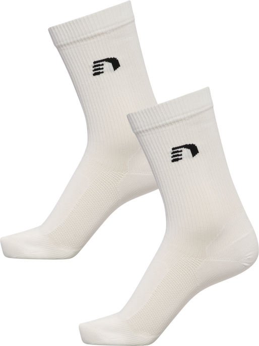 nwlLOGO FUNCTIONAL SOCKS 2-PACK, WHITE nwlLOGO FUNCTIONAL SOCKS 2-PACK, WHITE, packshot