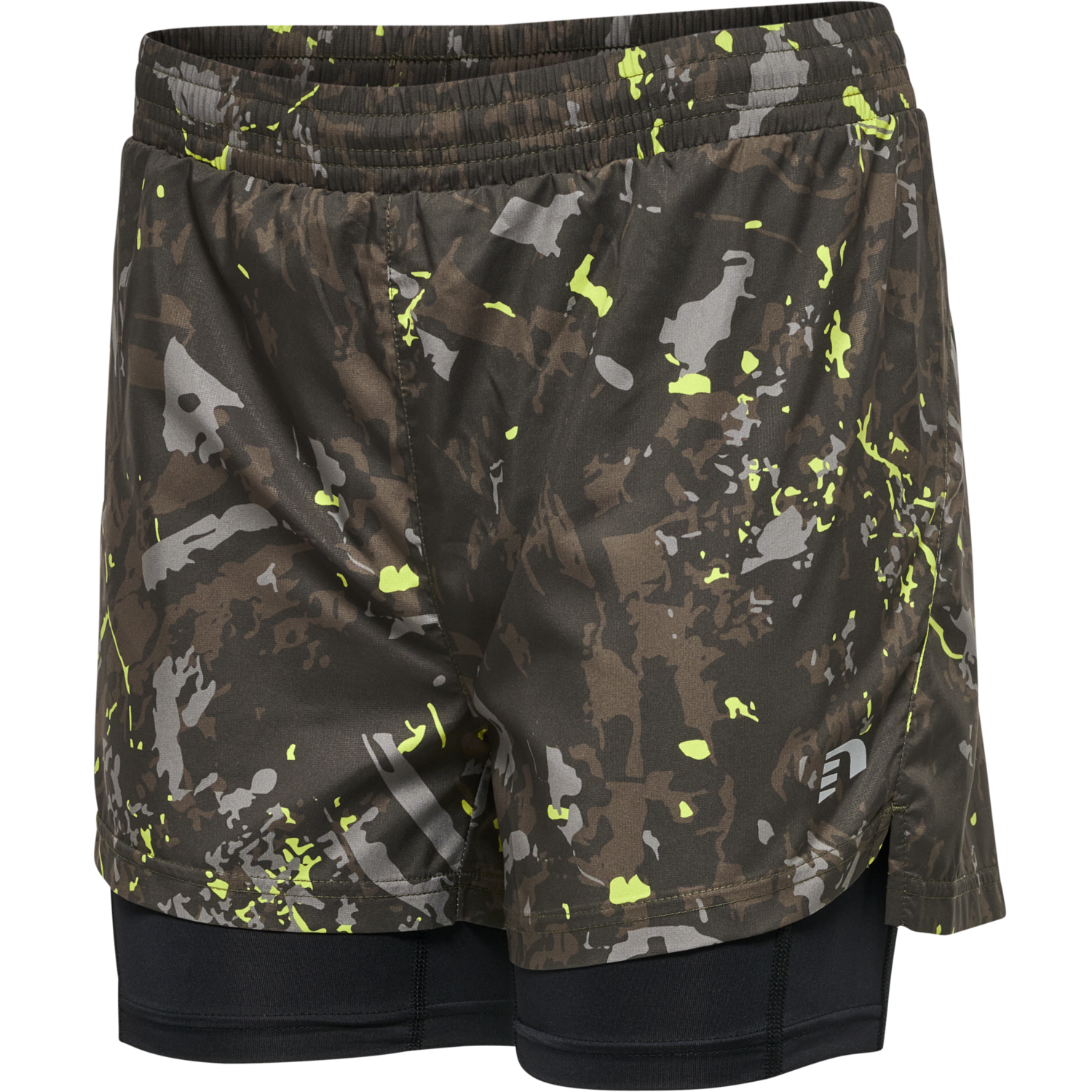 nwlKANSAS 2-IN-1 SHORTS female, TERRAIN AOP, packshot