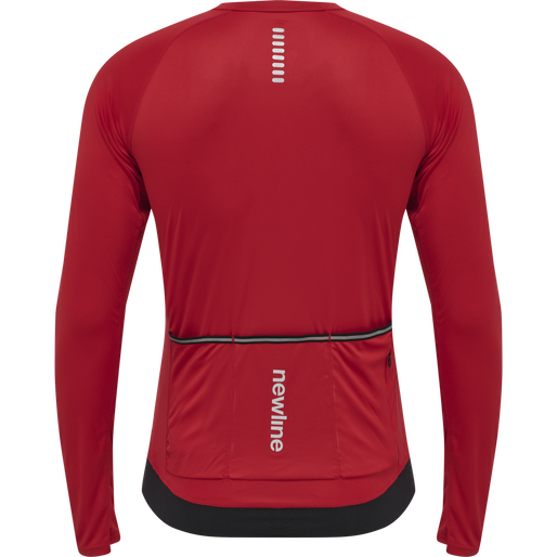 MENS CORE BIKE L/S JERSEY, TANGO RED, packshot