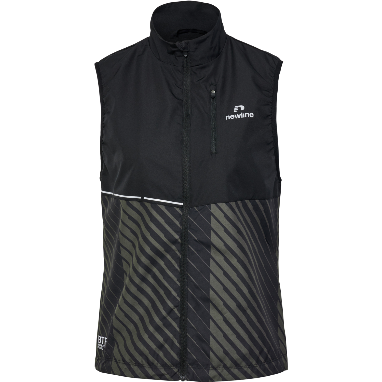 nwlPACE GILET WOMAN, BLACK BELUGA AOP, packshot