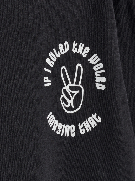 stsCROWN T-SHIRT S/S, BLACK, packshot