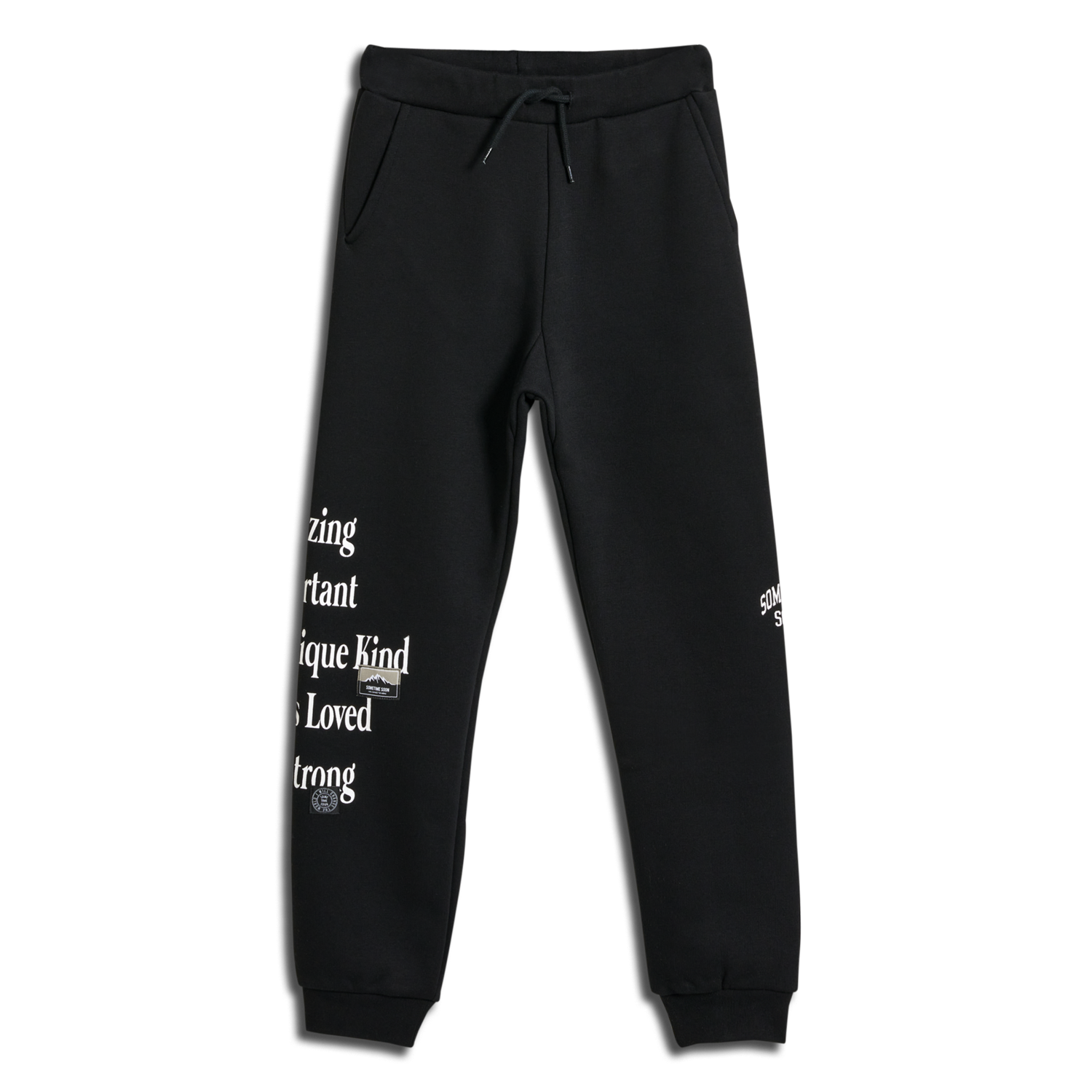 stsUNIQUE PANTS, BLACK, packshot