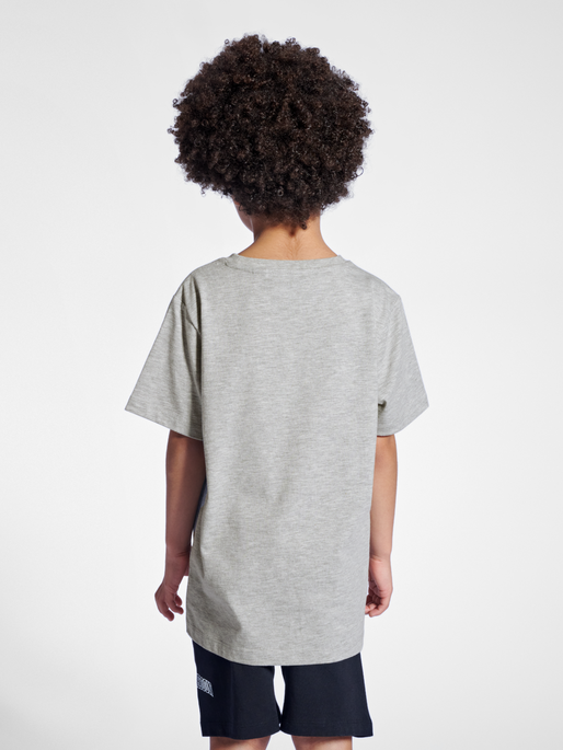 stmOCEAN T-SHIRT S/S, GREY MELANGE, model