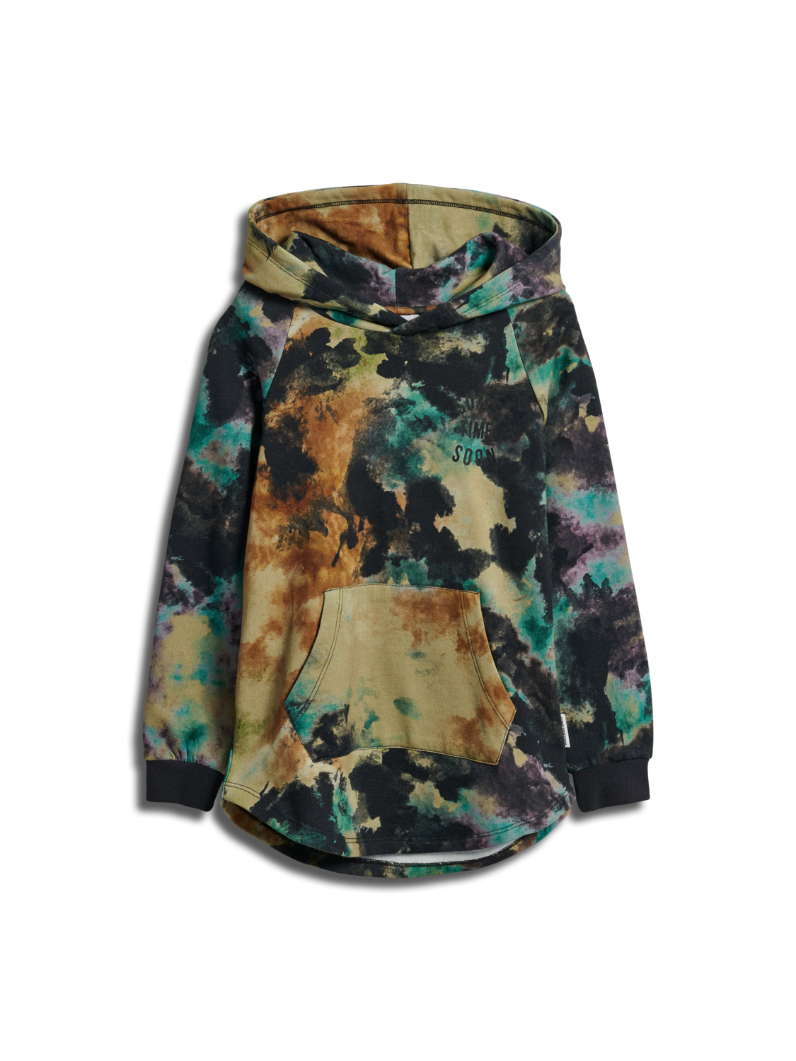 stsMONTEREY AOP HOODIE, ANTIQUE GOLD, packshot