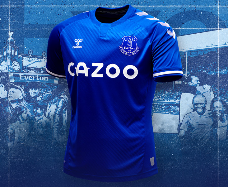 everton football shirt
