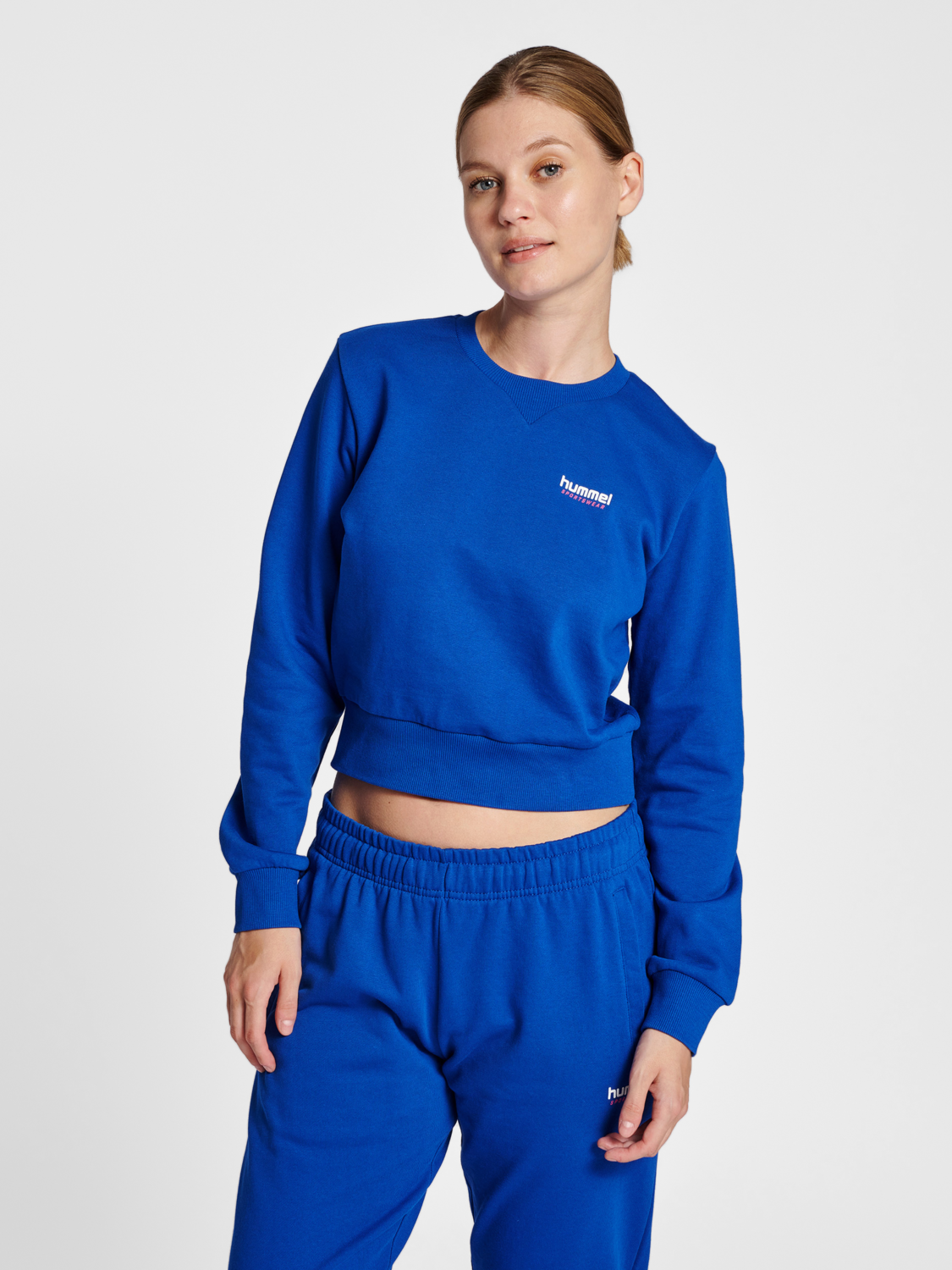 Sweat-Shirt Femme Uni Majorelle Blue - Sweat-Shirt Basic BIO - Lapolemik