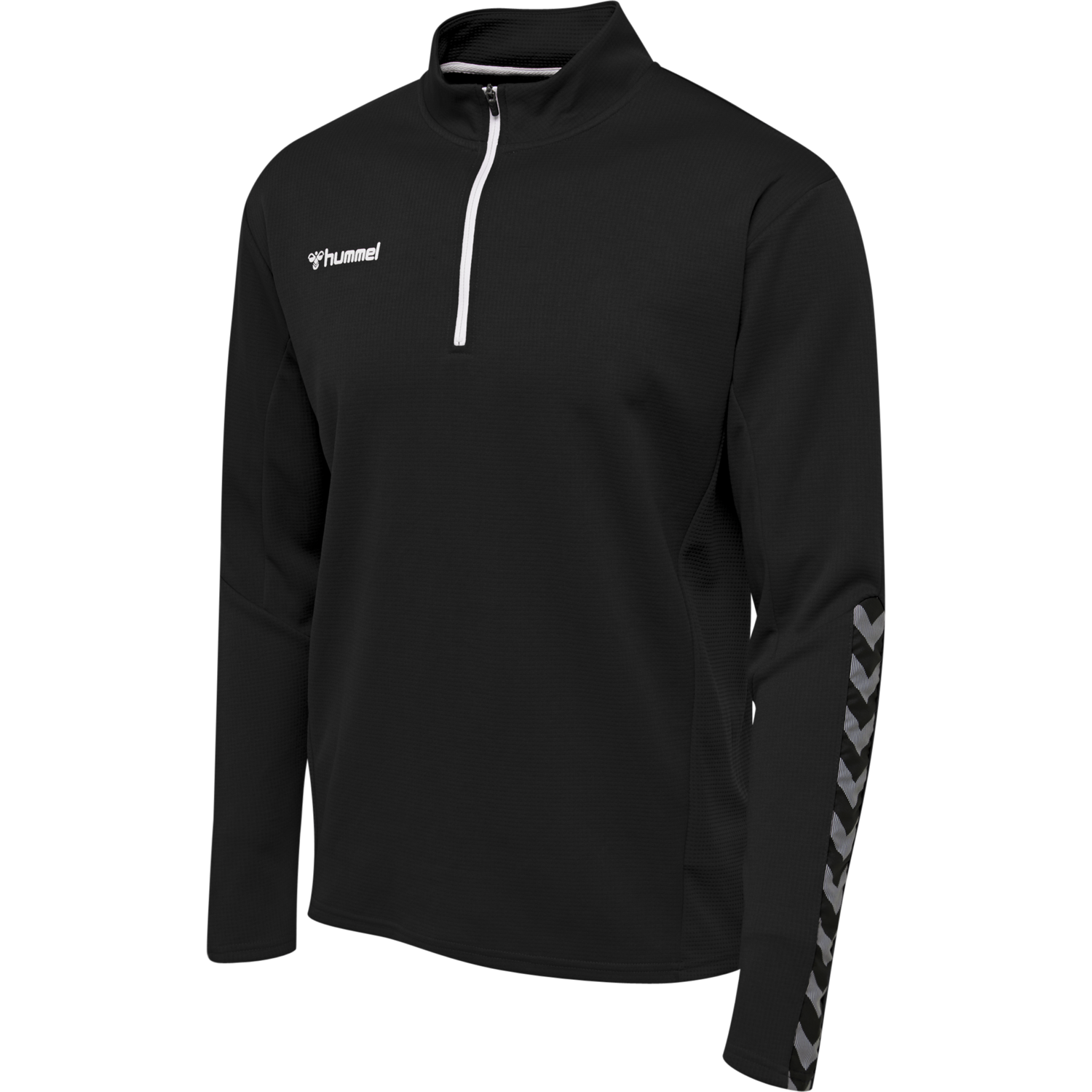 black half zip sweatshirt