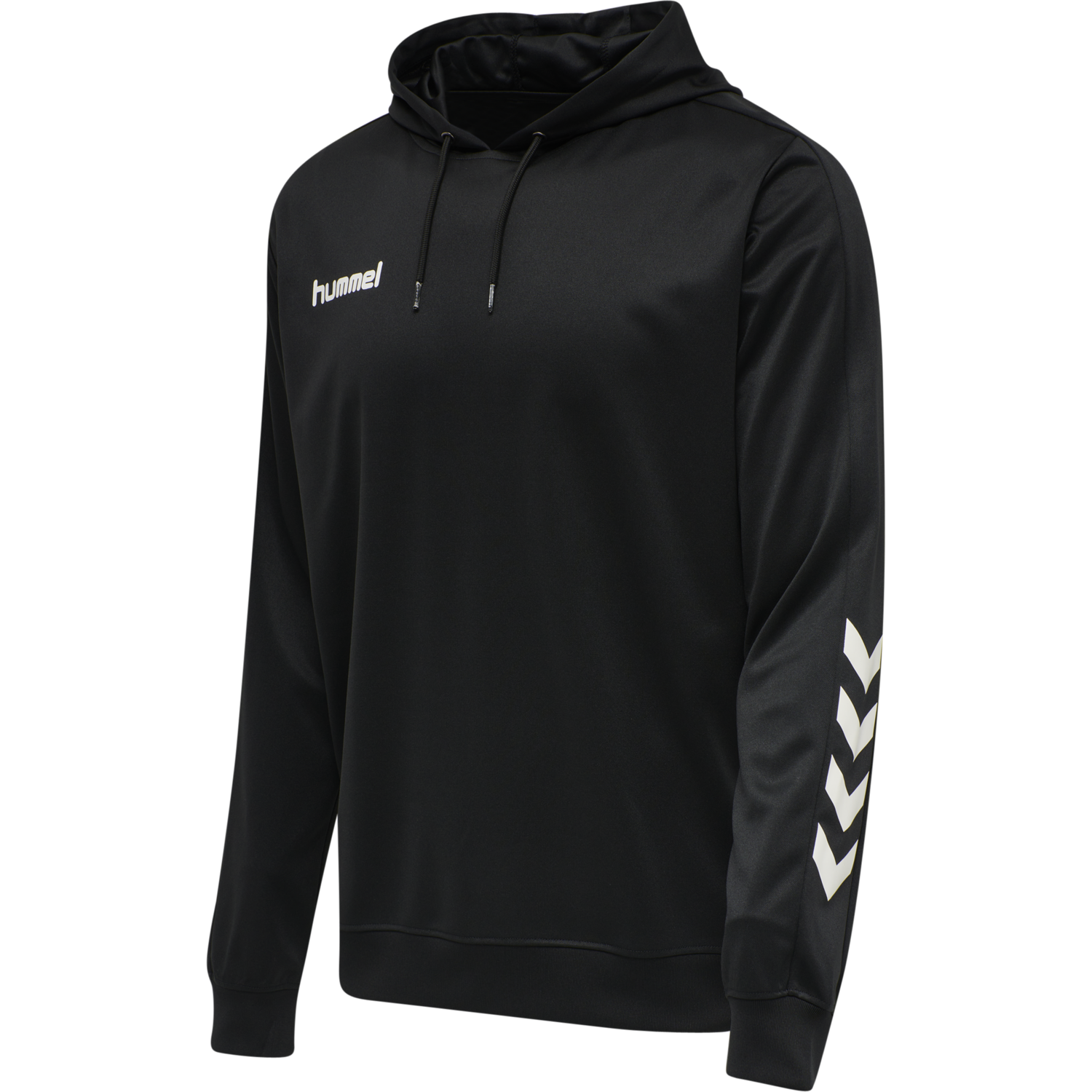 hummel PROMO POLY HOODIE - BLACK