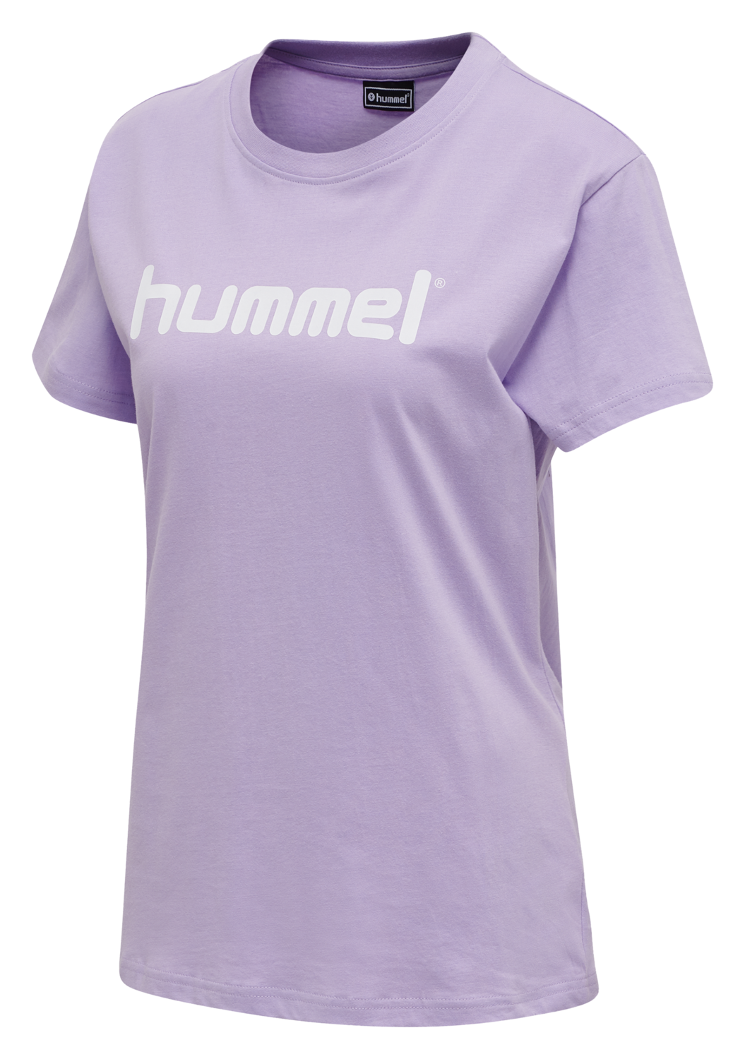 hummel LOGO - S/S COTTON WOMAN GO T-SHIRT !LAVENDULA