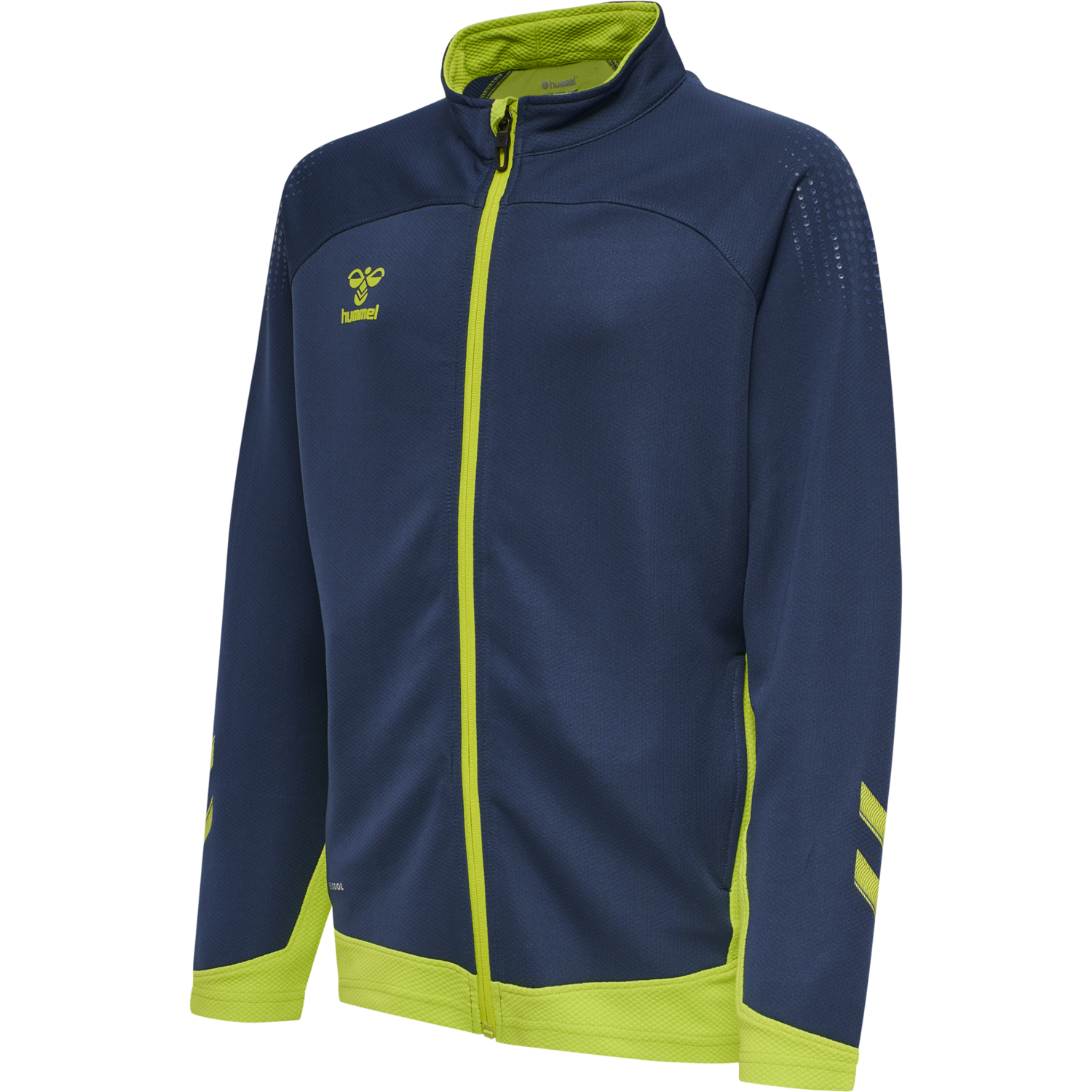 hummel authentic charge poly zip jacket