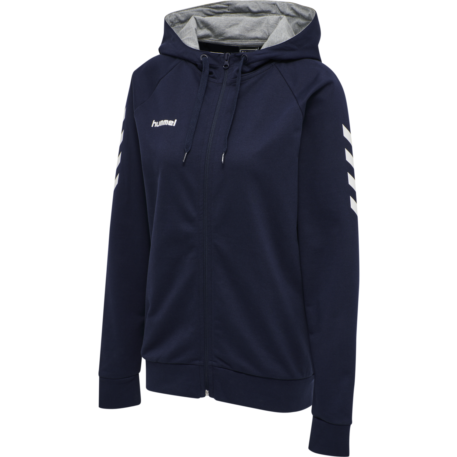 all cotton zip hoodie