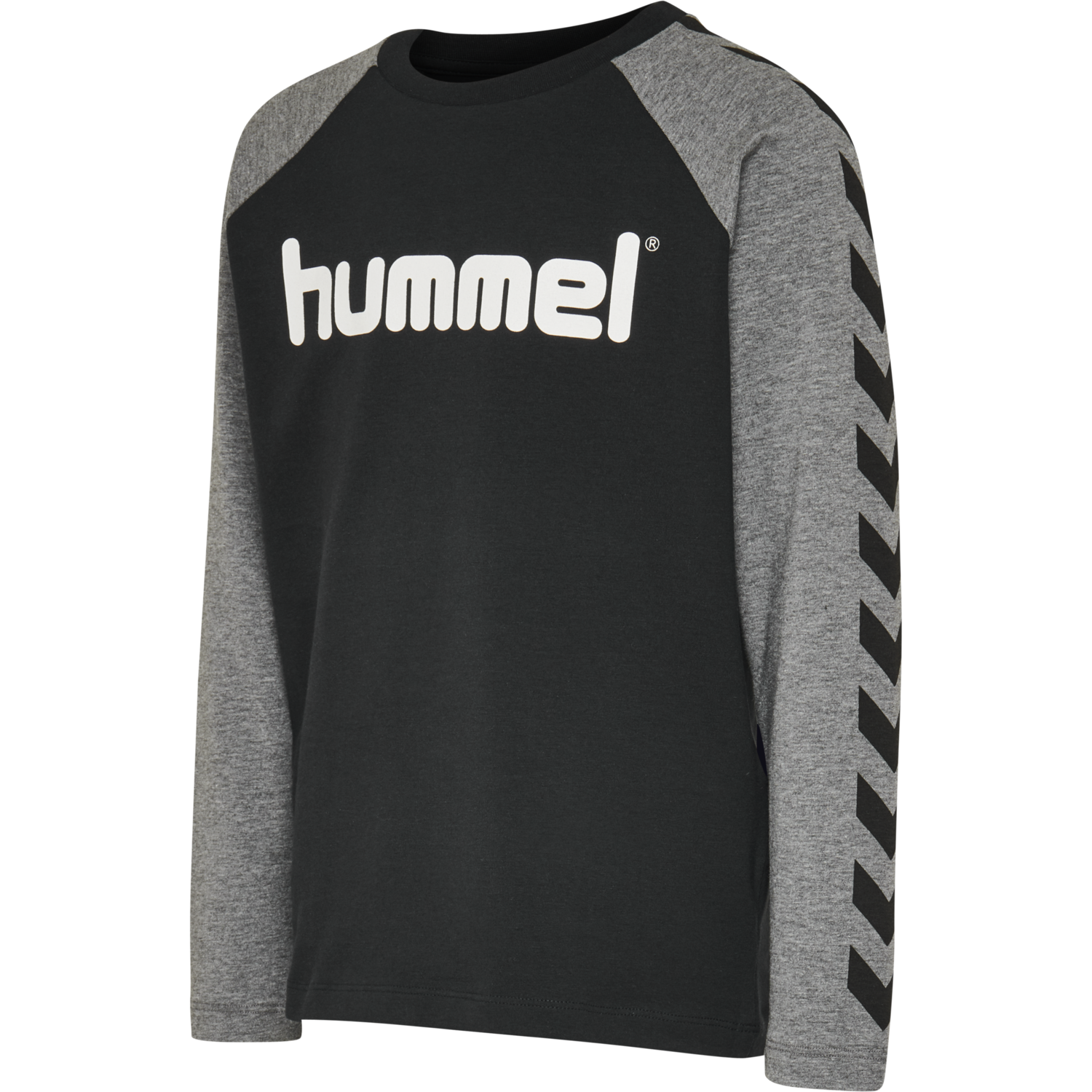 hummel BOYS T-SHIRT - L/S BLACK