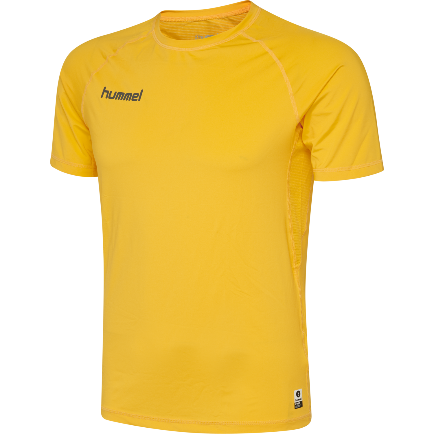 Uhlsport Mens Sports Football Training Short Sleeve Shirt Top Jersey Yellow ... 