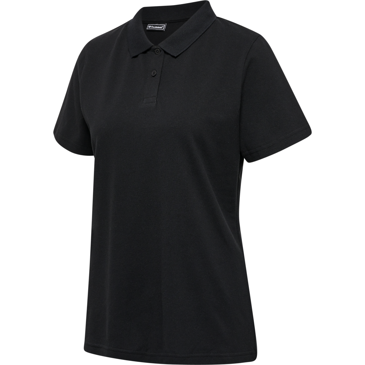 hummel RED STRETCH POLO WOMAN - BLACK 