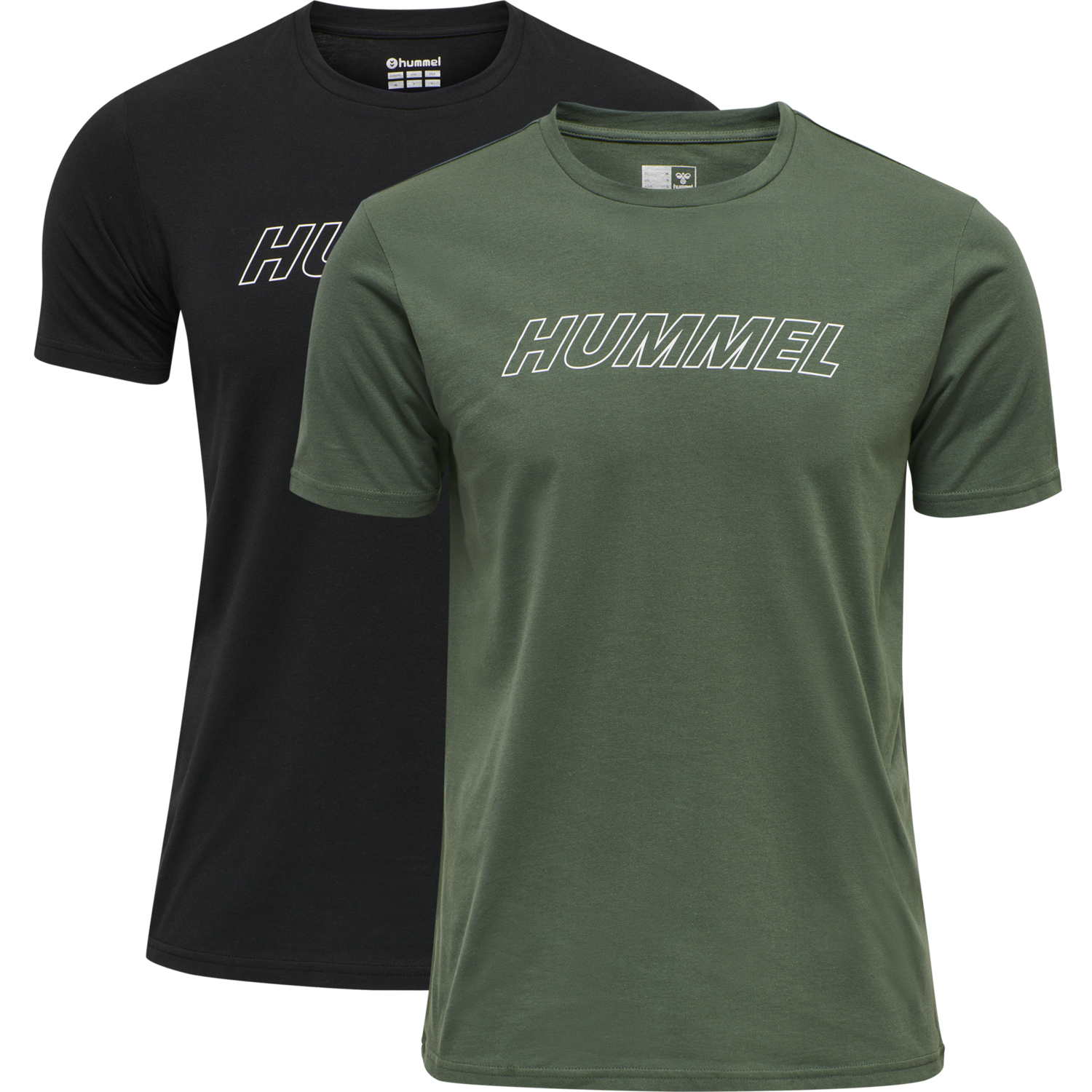 Martin Luther King Junior dyb Ordinere hummel TE CALLUM 2-PACK COTTON T-SHIRT - BLACK | hummel.net
