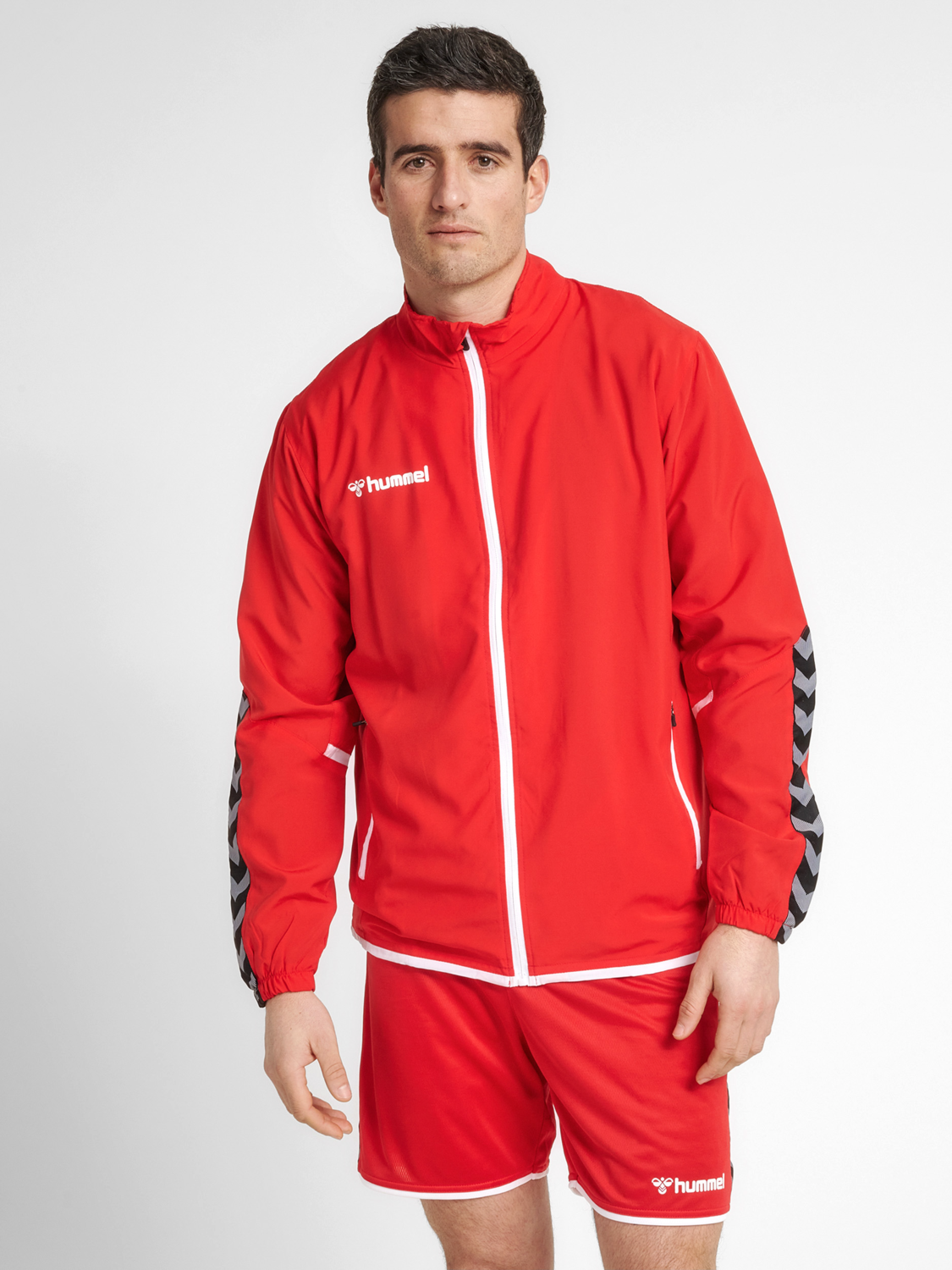 hummel AUTHENTIC MICRO JACKET - TRUE RED | hummel.net