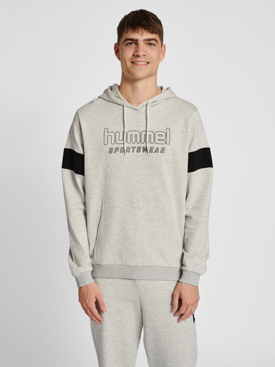 hummel LGC BRYCE HOODIE - TOFU MELANGE | hummel.net
