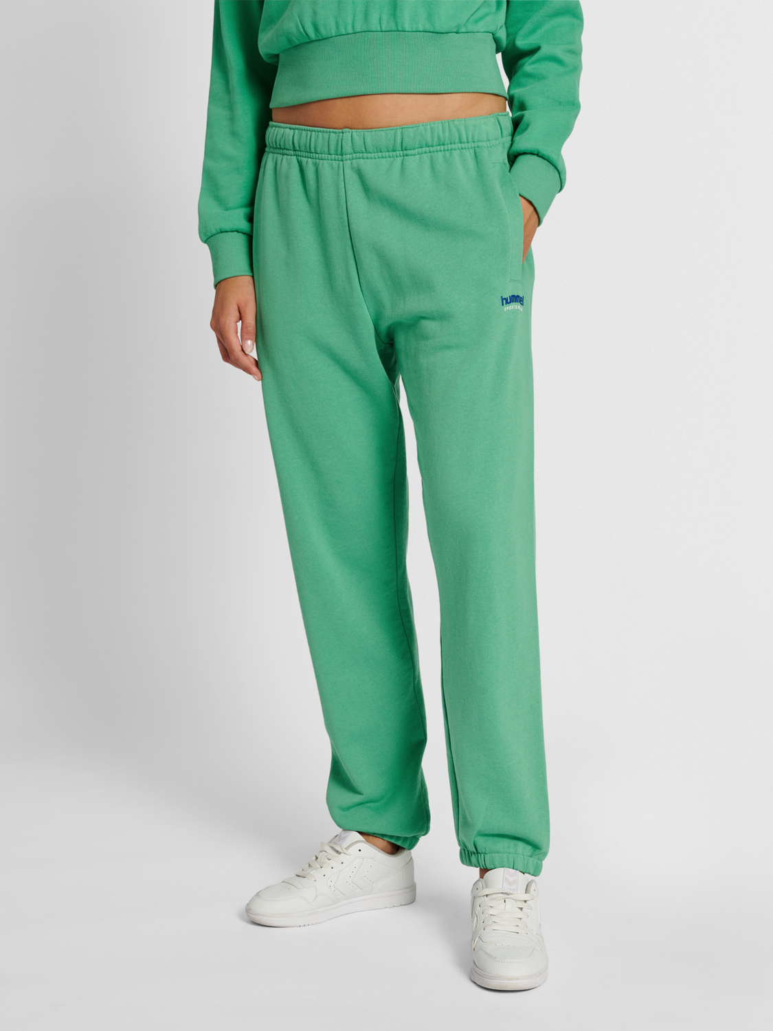 hummel LGC SHAI REGULAR PANTS - GREEN SPRUCE