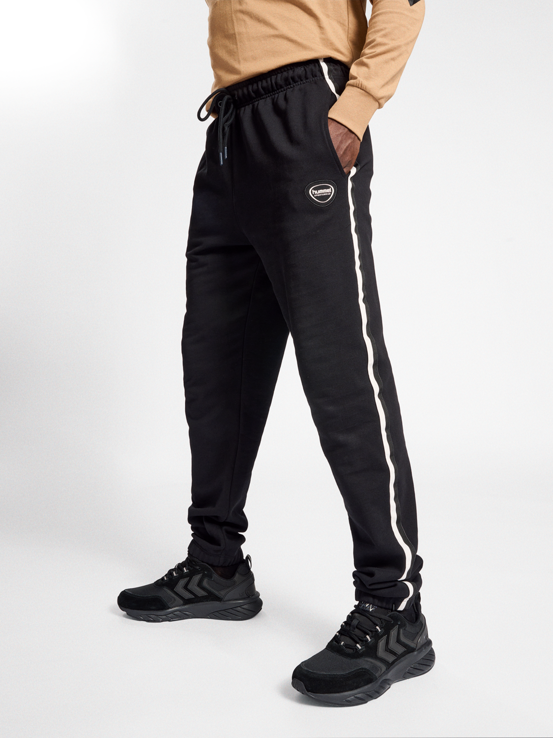 hummel LGC MARK - BLACK SWEATPANTS